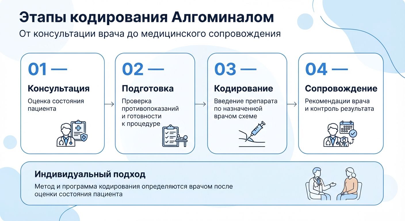 Кодирование препаратом «Алгоминал» в Чистополе инфографика