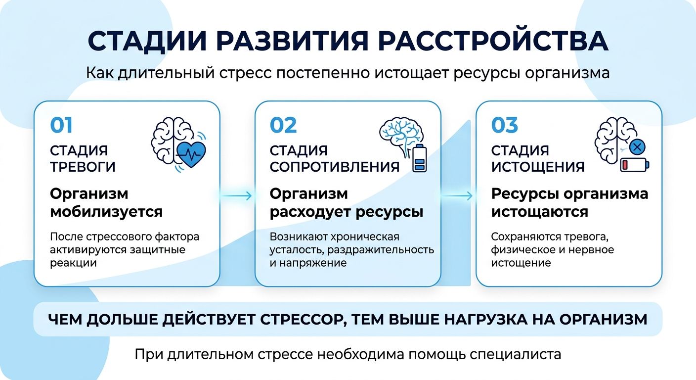 Лечение стресса в Чистополе инфографика